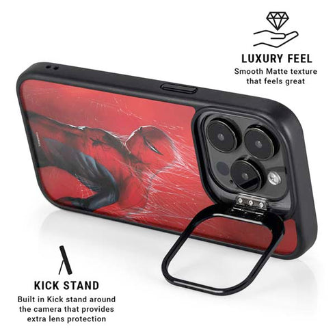 Marvel Spiderman The Amazing Spiderman iPhone 15 Pro Max Kickstand Case